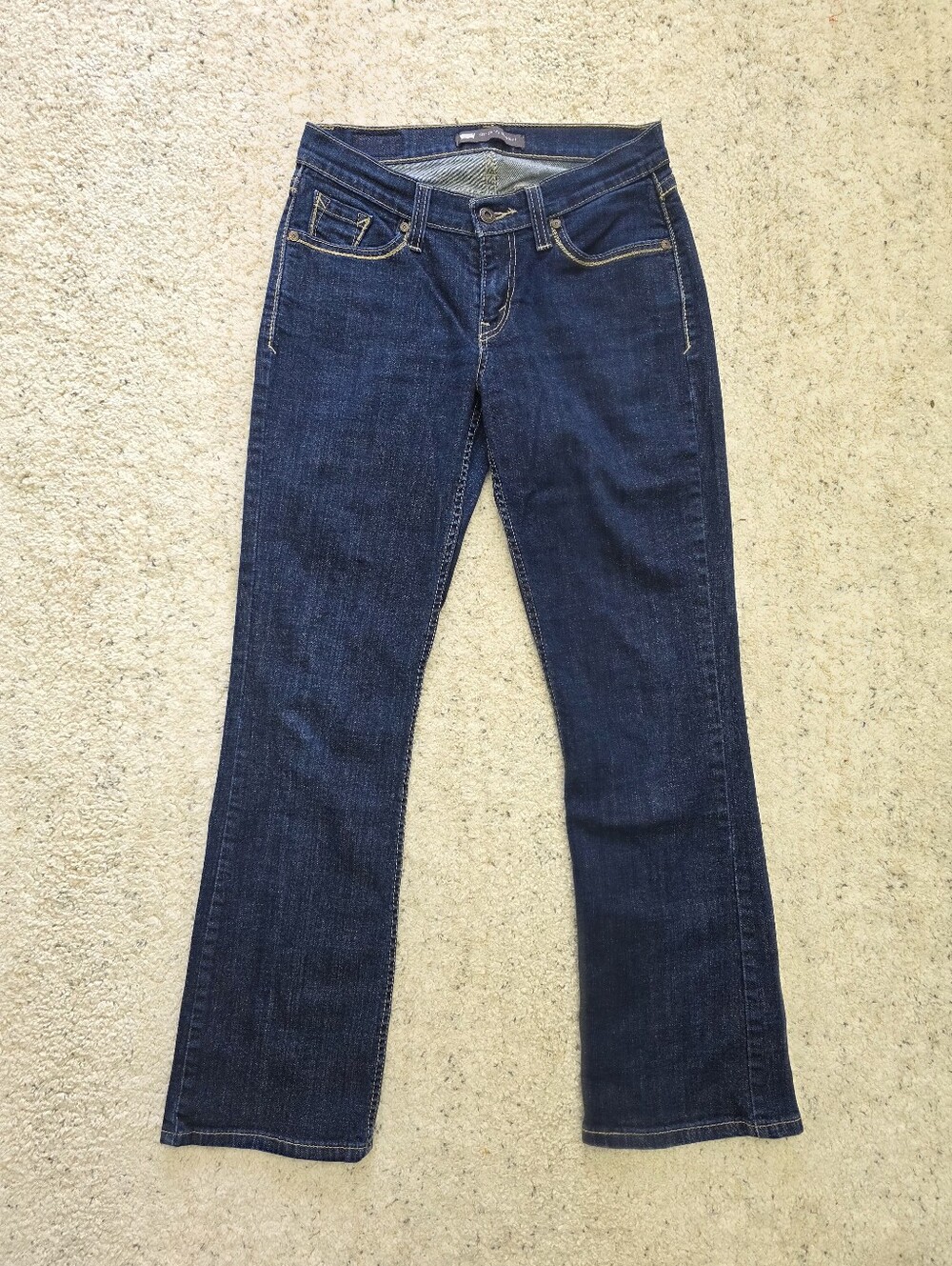Levi's Curvy Bootcut 28 Women's Dark Blue Stretch Bootcut Jeans